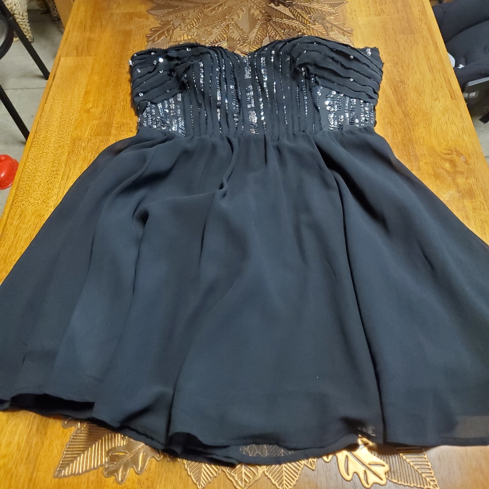 Beautiful black sequins dress